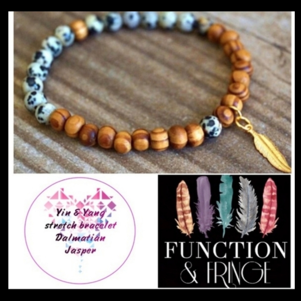 Yin and Yang Function and Fringe bracelets